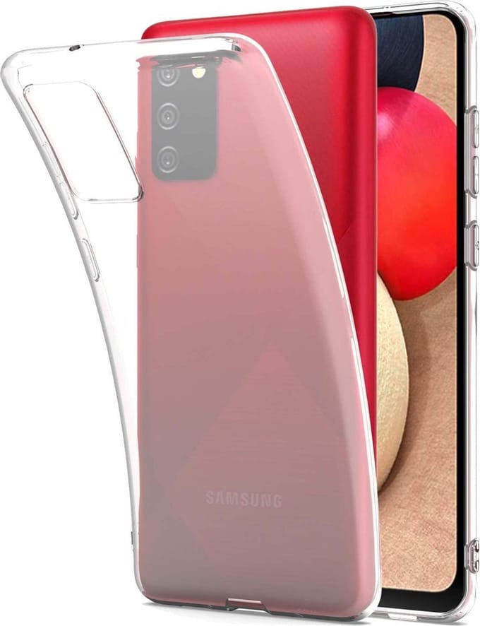 Soft Backcover Hoesje Geschikt voor: Samsung Galaxy A02S - Silicone - Transparant