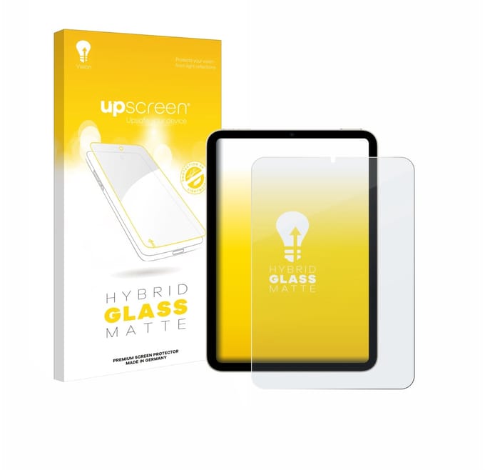 upscreen - Screenprotector voor Apple iPad Mini 7 2024 - Folie Beschermfolie Beschermglas matte