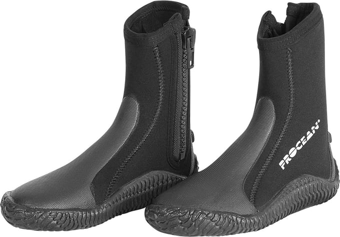 Soft flex waterschoenen / Zwart / maat 36