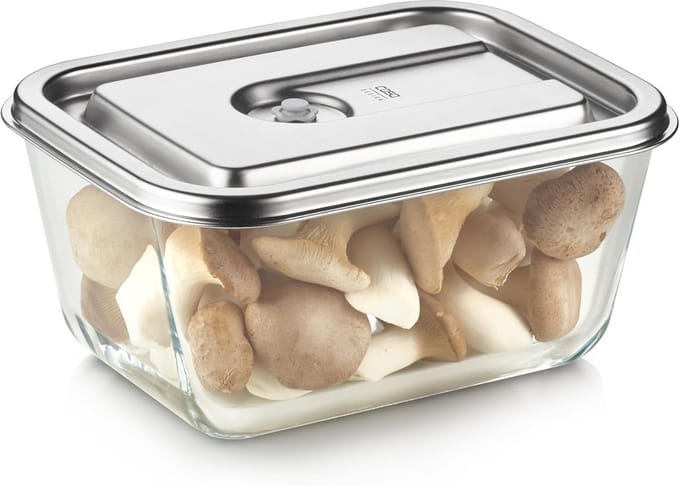 Vacuümcontainer van Glas 2600 ml - Geschikt voor Magnetron, Oven, Vaatwasser en Vriezer