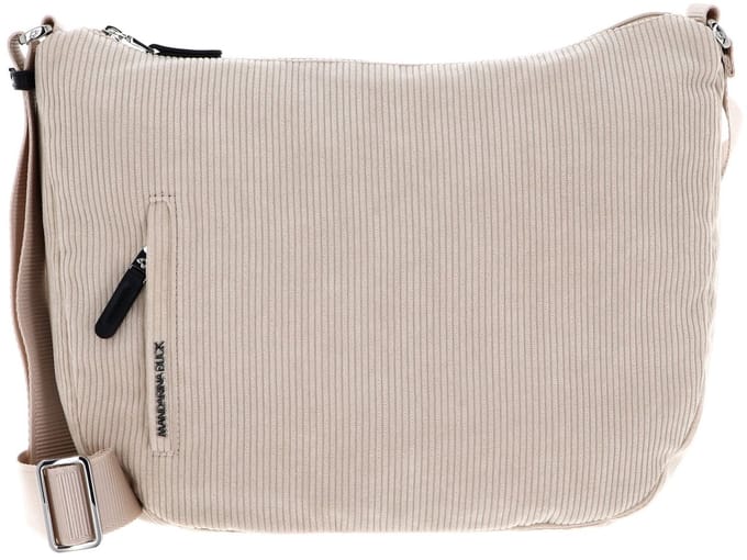 MANDARINA DUCK schoudertas Hunter Velvet Hobo Bag Cashmere crème