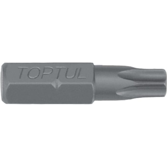 Zeskantschroevendraaierbit TORX TAMPER TOPTUL 1/4" T40, lengte: 25mm
