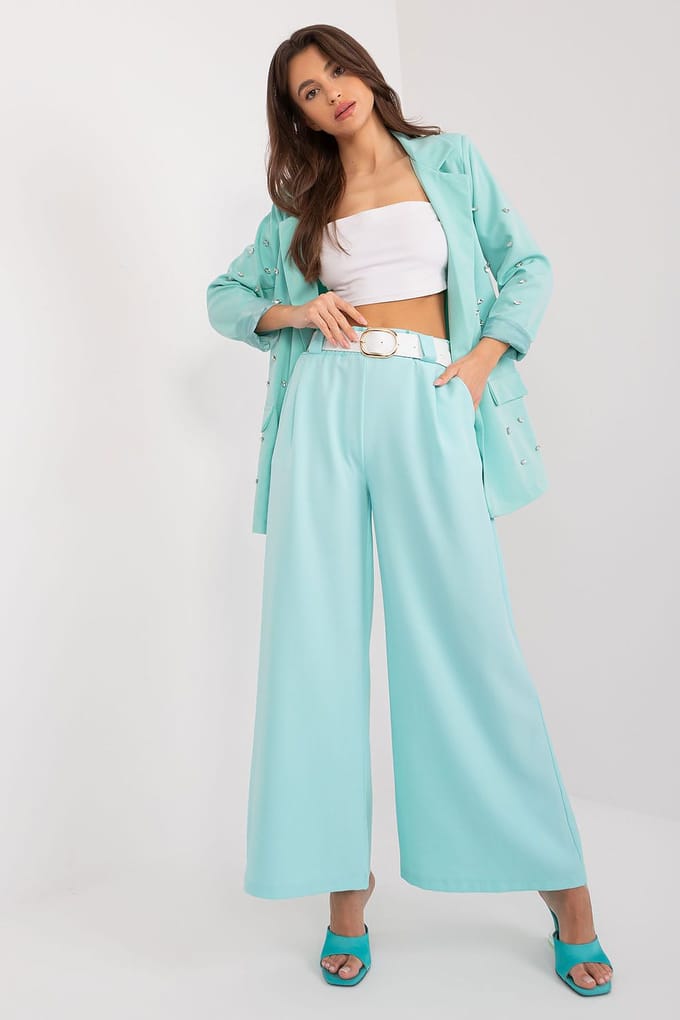 Urban Chic Flow Pants - Aqua Grün / Einheitsgröße