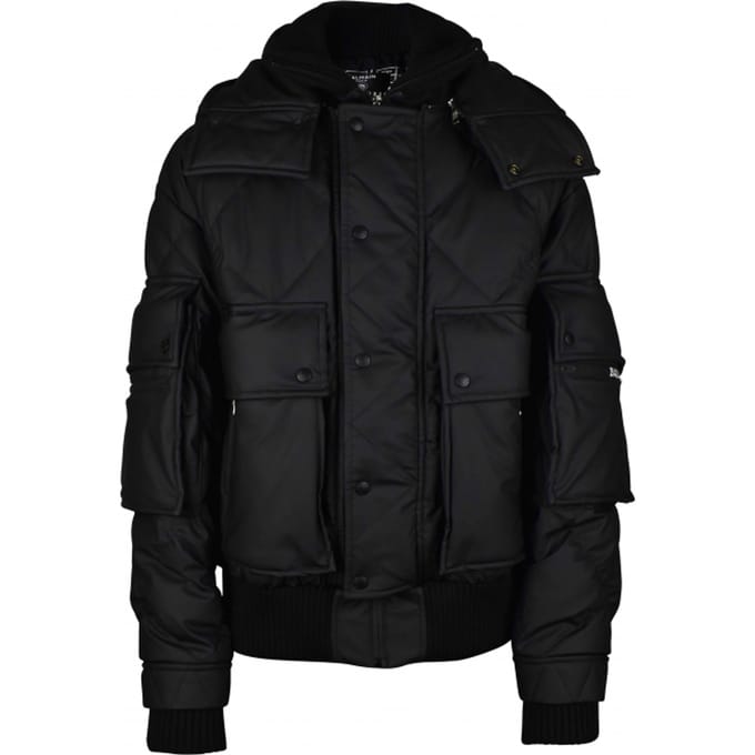 Balmain donsjack zwart