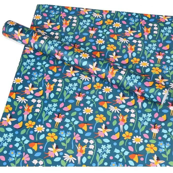 Zakjes cadeaupapier feeën in de tuin Rex London