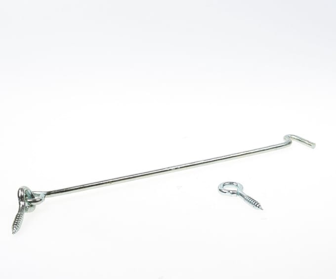Gebu Windhaak met schroefogen verzinkt HD 60 gram 6 x 300mm