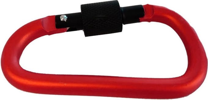 Karabijnhaak / sleutelhanger - Rood