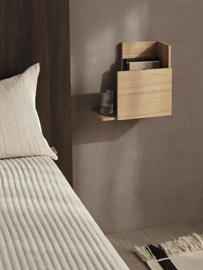 Ferm Living - Stagger plank vierkant - bruin