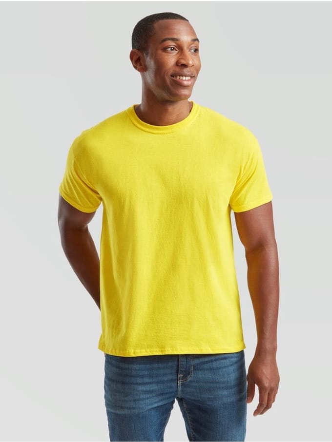 Fruit of the Loom - Original T - Yellow - S