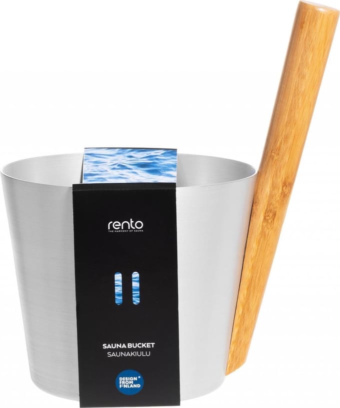 Rento Sauna Design Emmer met handvat – Aluminium