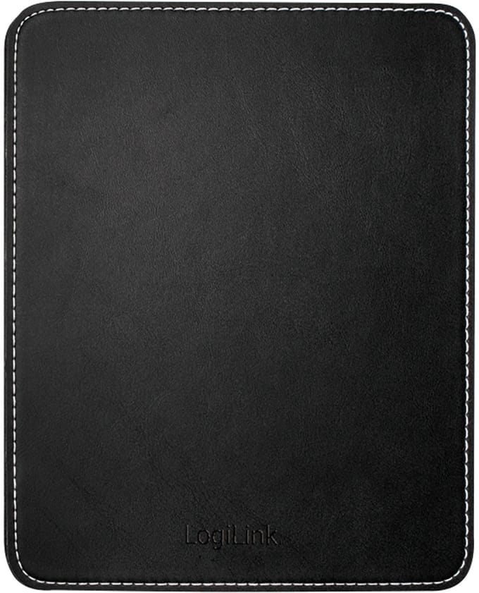 LogiLink Mousepad in leather design black