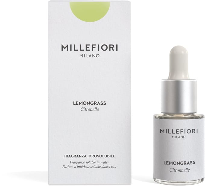 Millefiori Milano - Geurolie voor Aroma Diffuser 15 ml - Lemon Grass - Geurverspreider