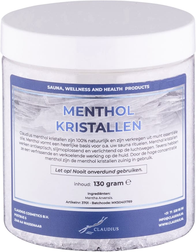 Menthol Kristallen 130 gram