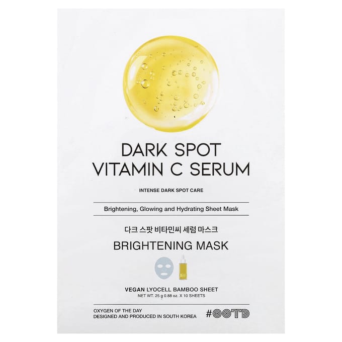 OOTD - Dark Spot Vitamin C Serum Mask Set 25g x 10 sheets