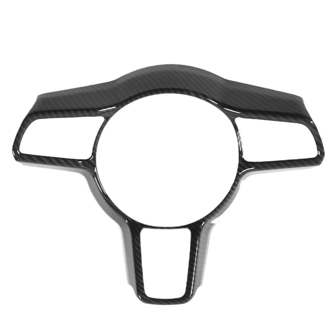 Stuurwiel Frame Cover Koolstofvezel Stijl Vervanging voor Cayenne 2015‑2020 with SC components