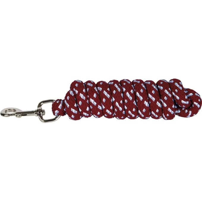 Harry's Horse - Halstertouw Mounty - 2 meter - Bordeaux, Wit & Grijs