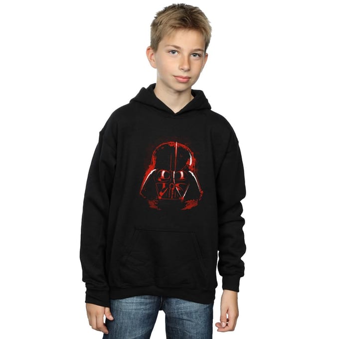 Star Wars Jongens Darth Vader Helm Hoodie (Zwart)
