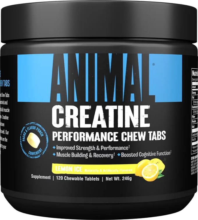 Creatine Chews - 120 chewables - Lemon Ice