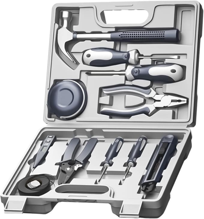 Basis Gereedschapsset - Multifunctionele Toolkit - Snelle Reparaties - Compacte Hardware Set - 11-Delig - Niet gespecificeerd