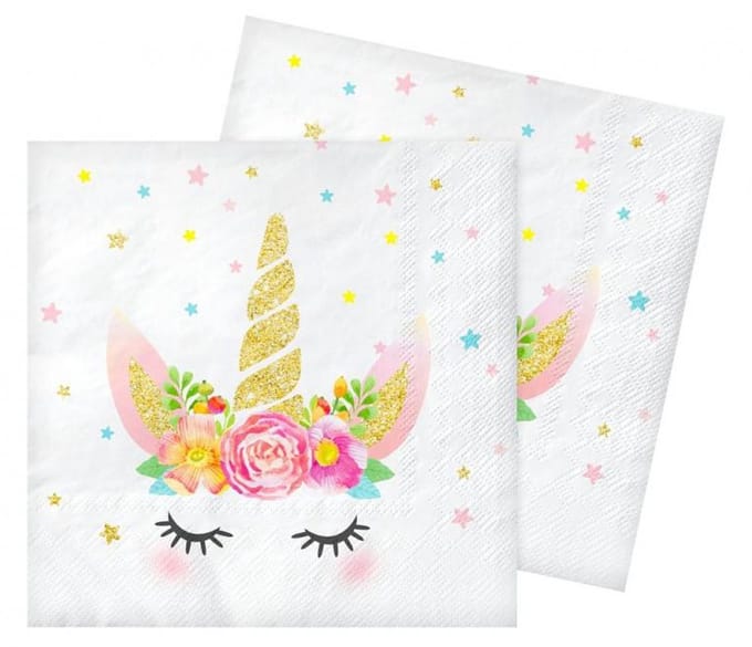 Unicorn servetten | 20 stuks