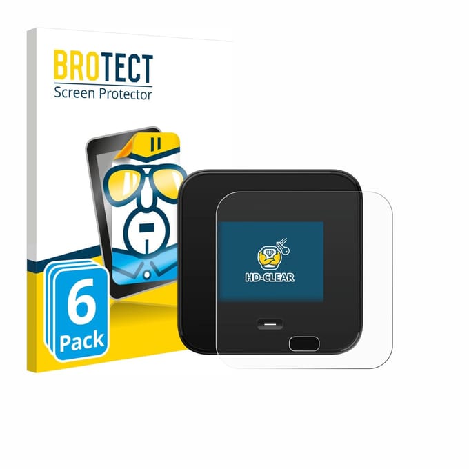 BROTECT - Screenprotector voor Netgear Nighthawk M7 Pro - Folie Beschermfolie transparant 6 Stuks