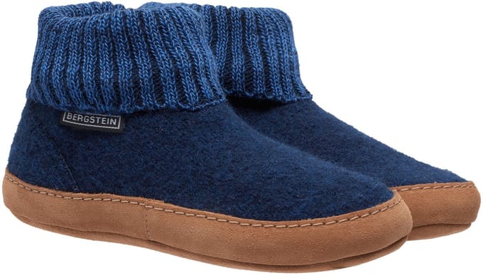 Bergstein Cozy Lux Unisex Junior Sloffen - Dark Blue