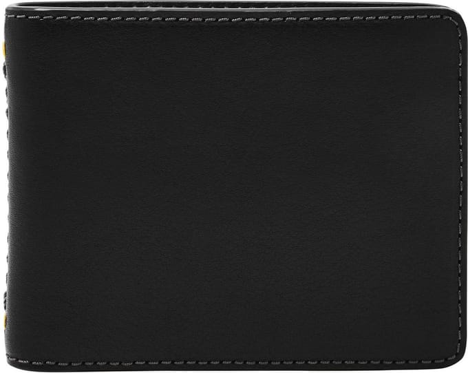 FOSSIL Leren Kaarthoes Tremont Bifold Black Zwart