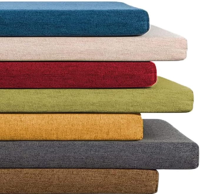Waterdicht Zitkussen - Bank Kussen - Buiten Zitten - Ademend Polyester - 140 x 40 cm - Blauw