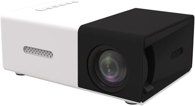 Mini Projector - HD Beamer - Thuisbioscoop Creëren - Heldere Polyestervezel - Draagbaar Model - Zwart