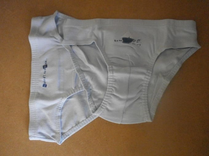 Petit Bateau - 2 Pack - Onderbroek - Slip - Blauw - Boot - 8jaar 126