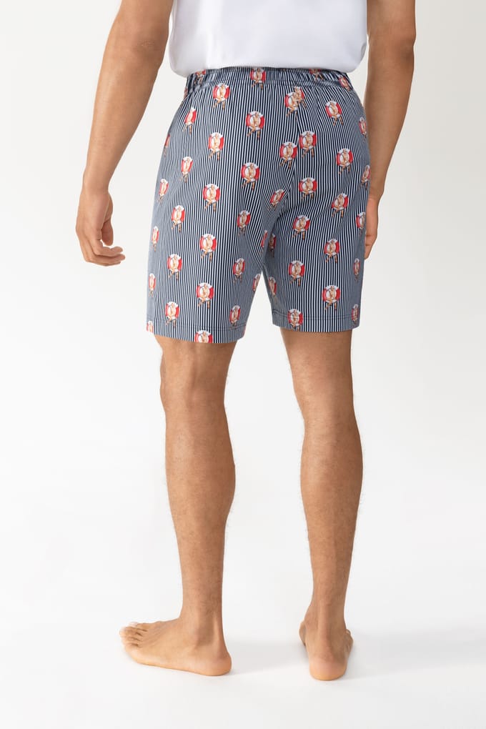Broek kort Serie Lifebelt Yacht Blue