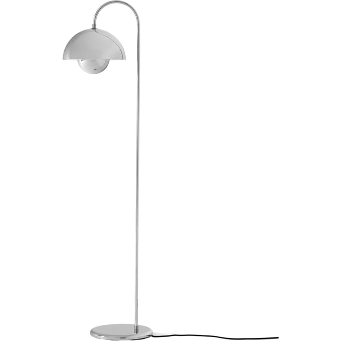 &Tradition Bloempot VP12 vloerlamp - chroom gepolijst