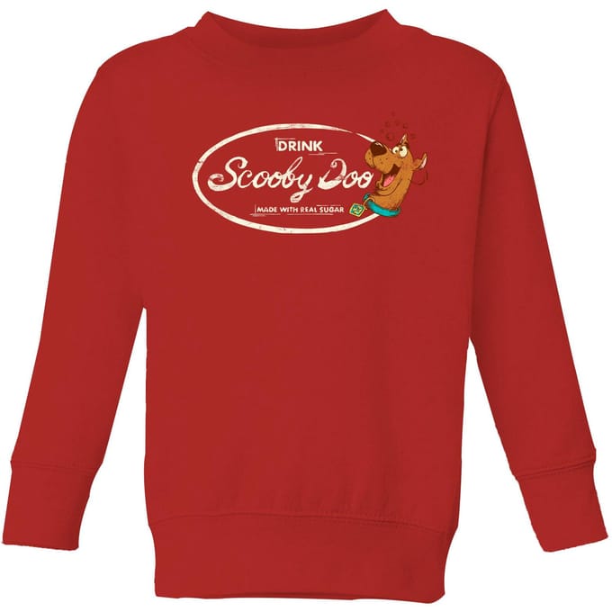 Scooby Doo Cola Kids' Sweatshirt - Red - 134/140 (9-10 jaar)