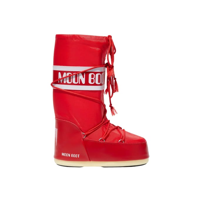 Moonboot Icon Nylon Snowboots Dames Rood 35-38