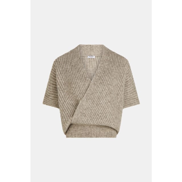Penn & Ink W26c396 60m penn en ink jumper brown mel.