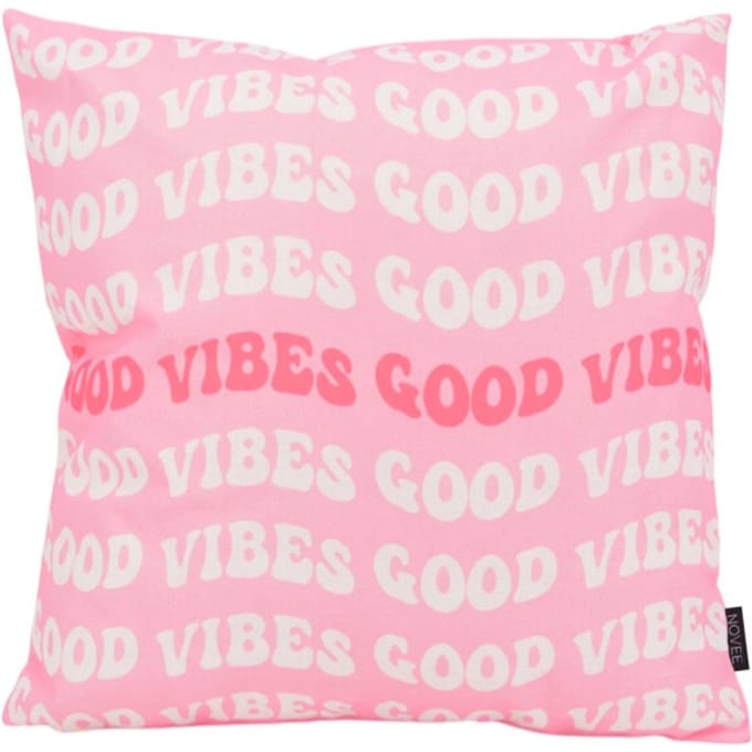 NOVÉE Sierkussen good vibes #1 outdoor | 45 x 45 cm | katoen/polyester