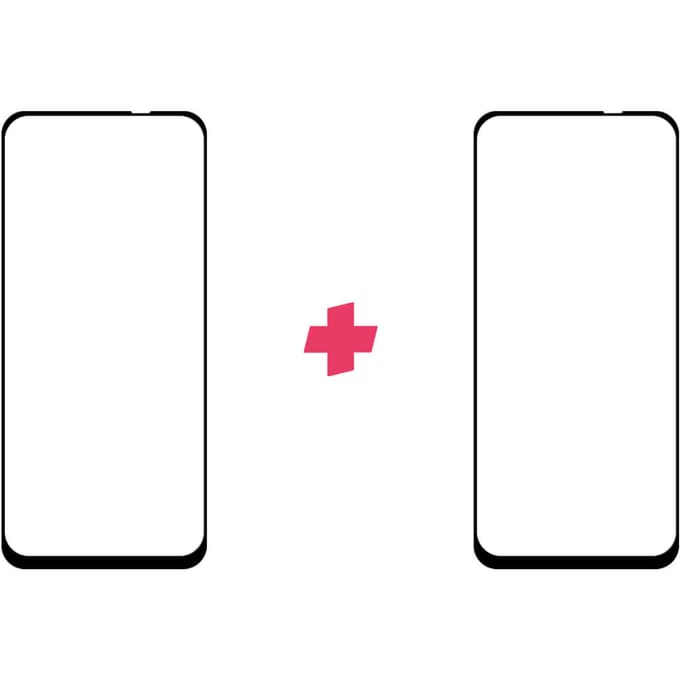 DuoPack: OPPO A74 4G screenprotector gehard glas Edge to Edge