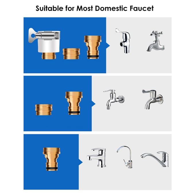 Tuyau d'arrosage extensible, tuyau d'eau Flexible et multifonctionnel pratique avec connecteurs de buse pour EU Connector & 7.5m black