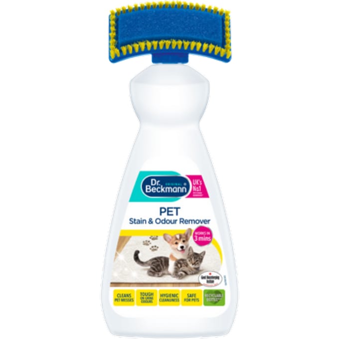 Dr Beckmann Pet Stain & Odour Remover With Brush – 650ml