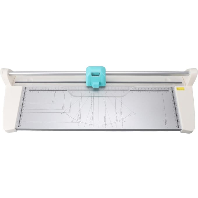 Massicot à papier portable 450 mm de largeur 4 en 1 multifonction outil de coupe de papier pour loisirs créatifs white
