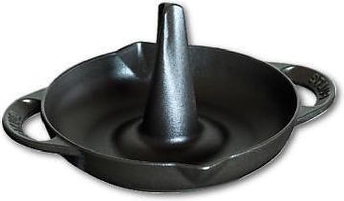 Verticale Rooster  24 Cm Voor Kip Zwart Staub 1200023