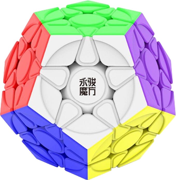Yongjun Yuhu V2 M Serie - Megaminx - Stickerloos - Magnetisch - Snelheidskubus