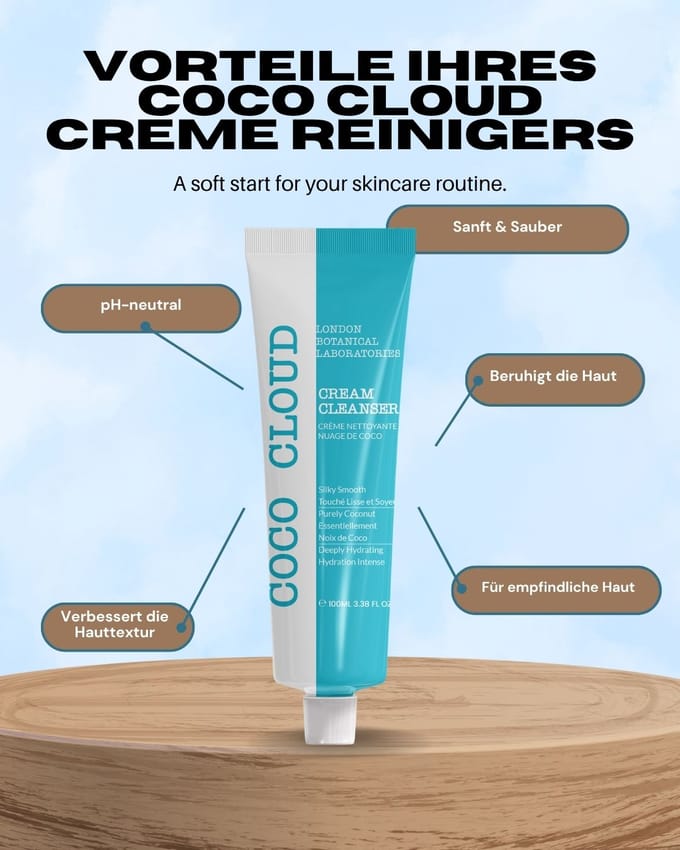 London Botanical Laboratories Coco cloud crème reiniger
