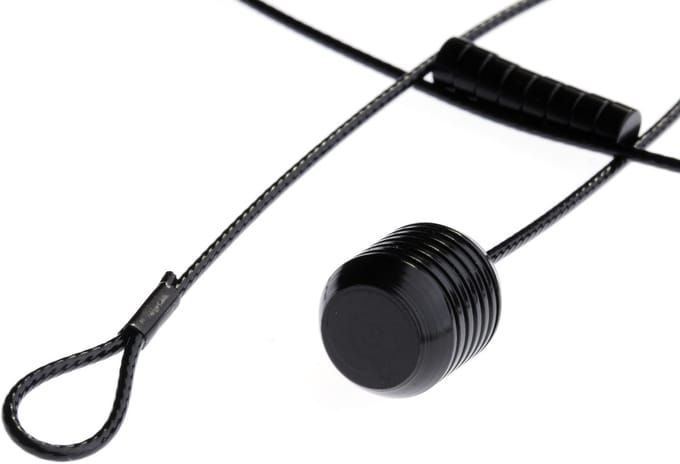Steely Dan 150 cm Black - photo cord with 8 magnets