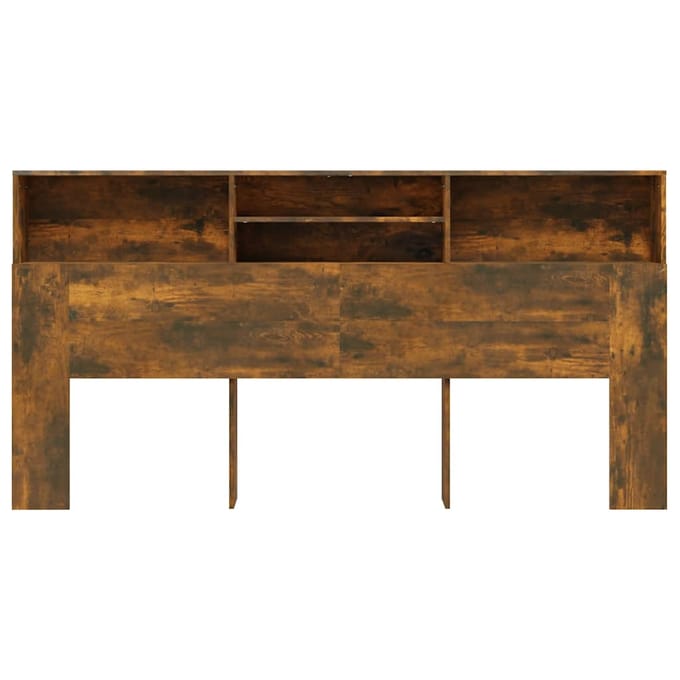 vidaXL - Hoofdbordkast - 200x19x103,5 - cm - gerookt - eikenkleurig