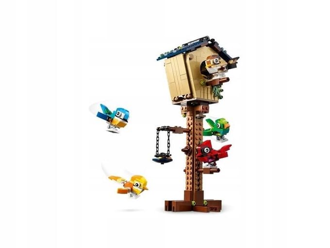 LEGO 31143 Creator 3in1 Vogelhuisje, Creatief Constructie Speelgoed met Dierenfiguren