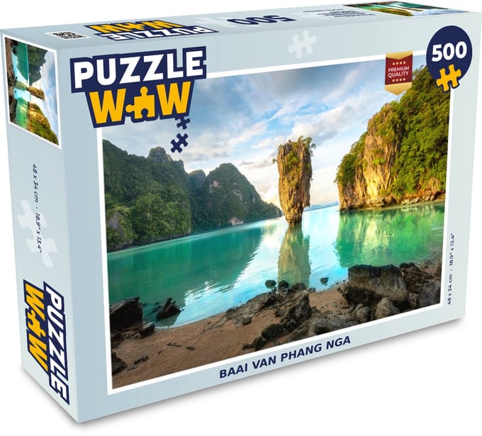 Puzzel Baai van Phang Nga - Legpuzzel - Puzzel 500 stukjes