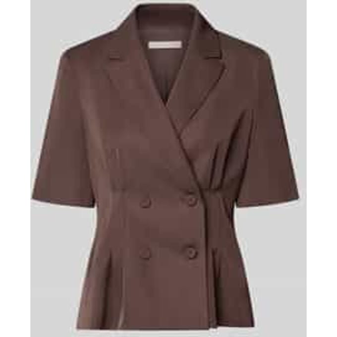 Blazer in getailleerd model met 1/2-mouwen
