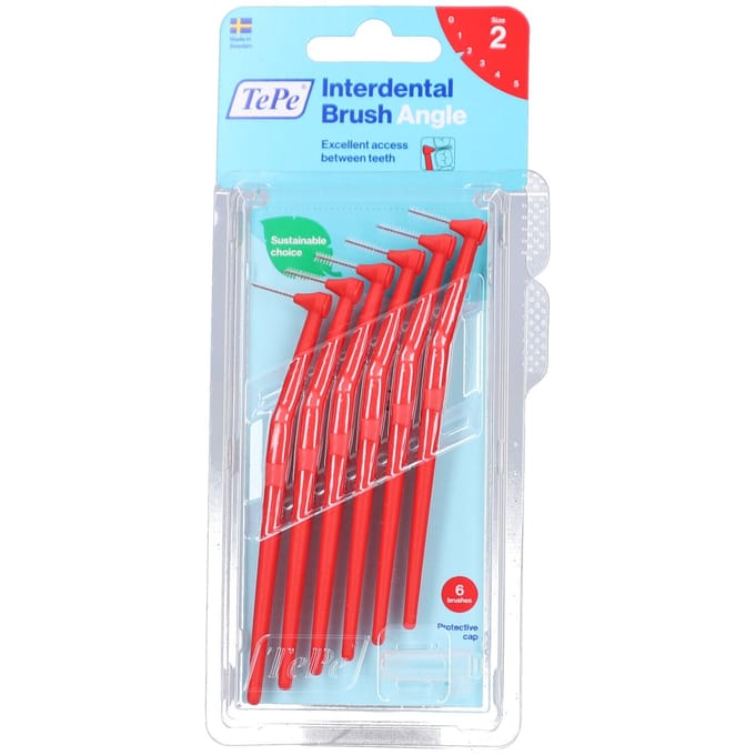 TePe Interdentale Borstel Angle Rood 0,50mm 6 Tandenborstel