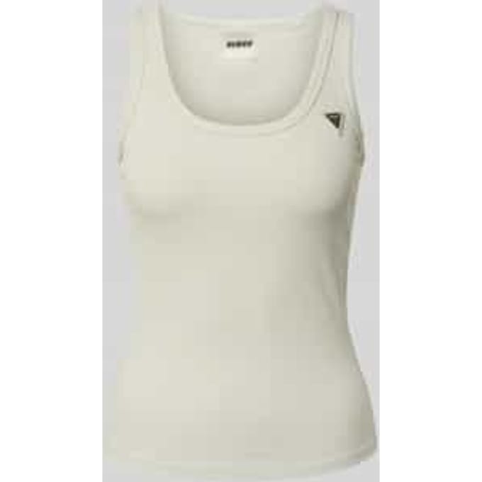 slim fit top van viscosemix model 'Colette'